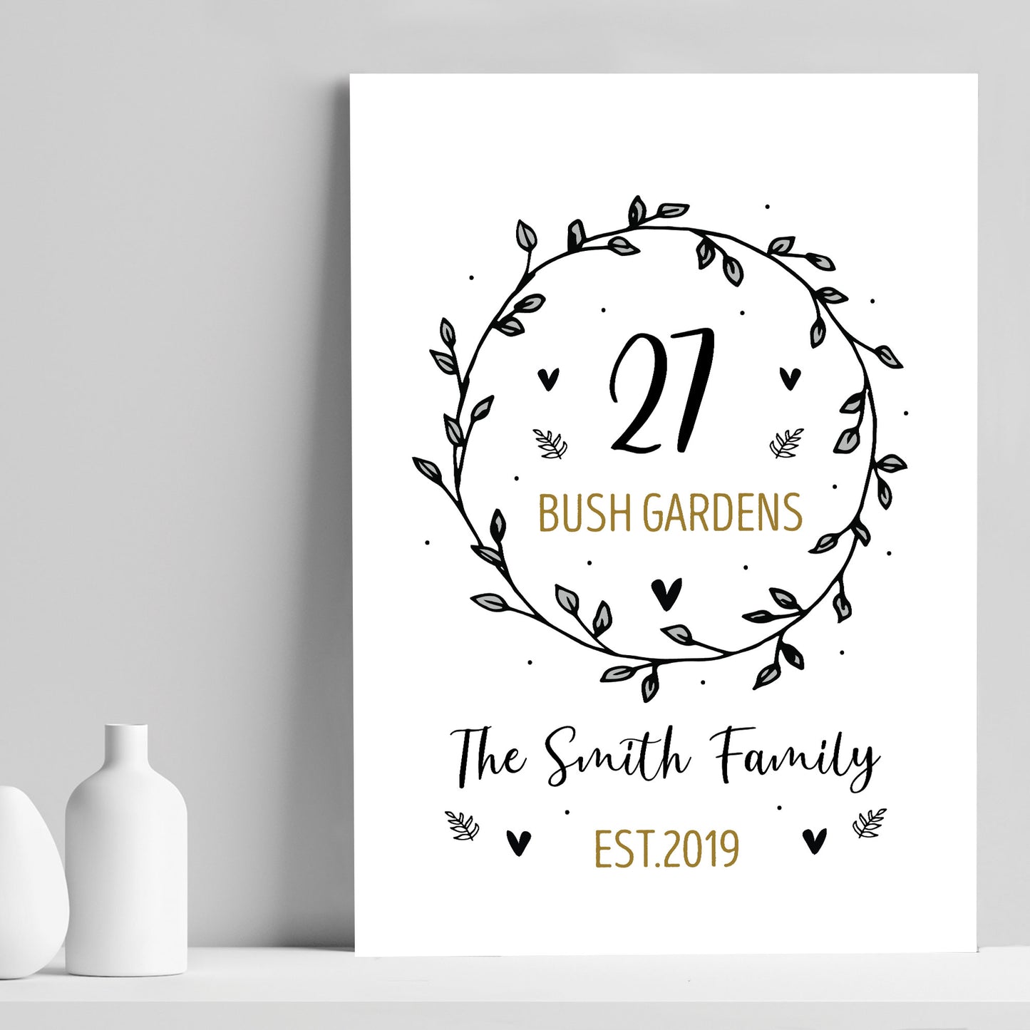 New Home Gift First Home Print 1st Home Personalised Gift