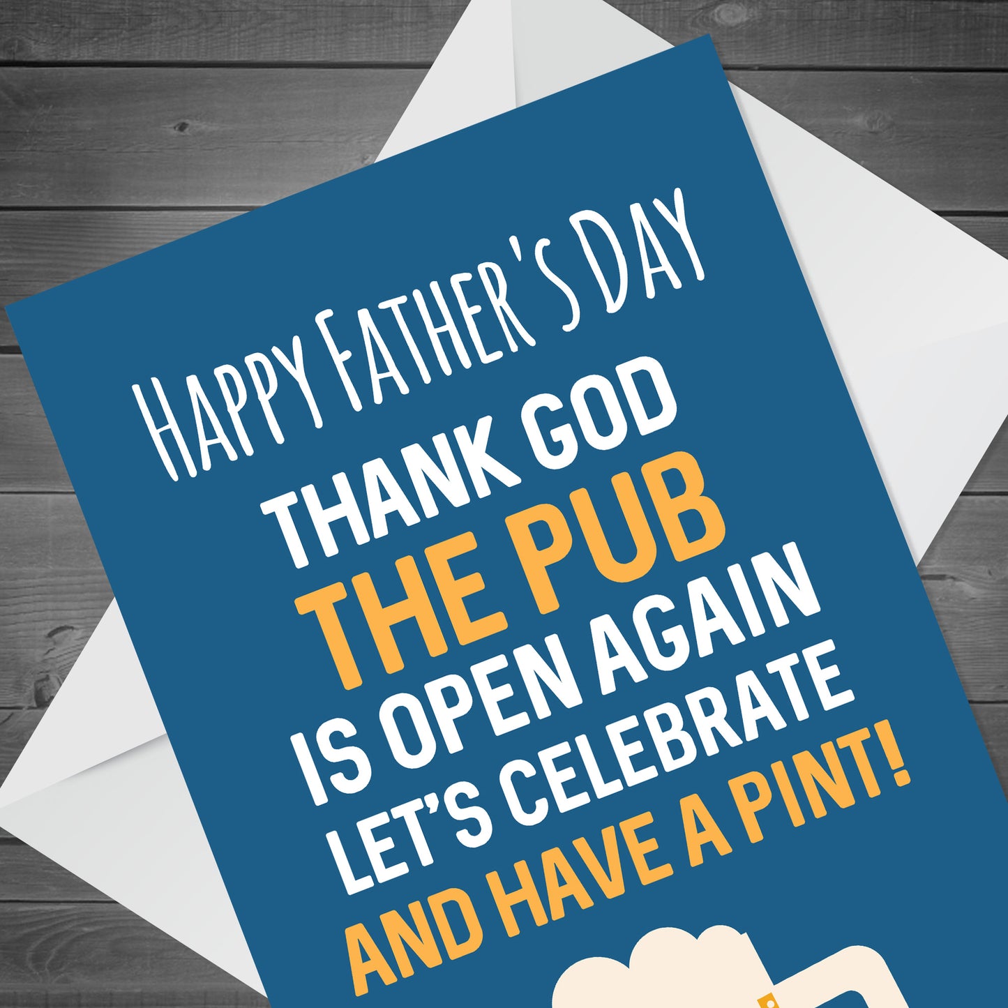 Funny Fathers Day Card Comedy Humour Cheeky Joke Dad Father