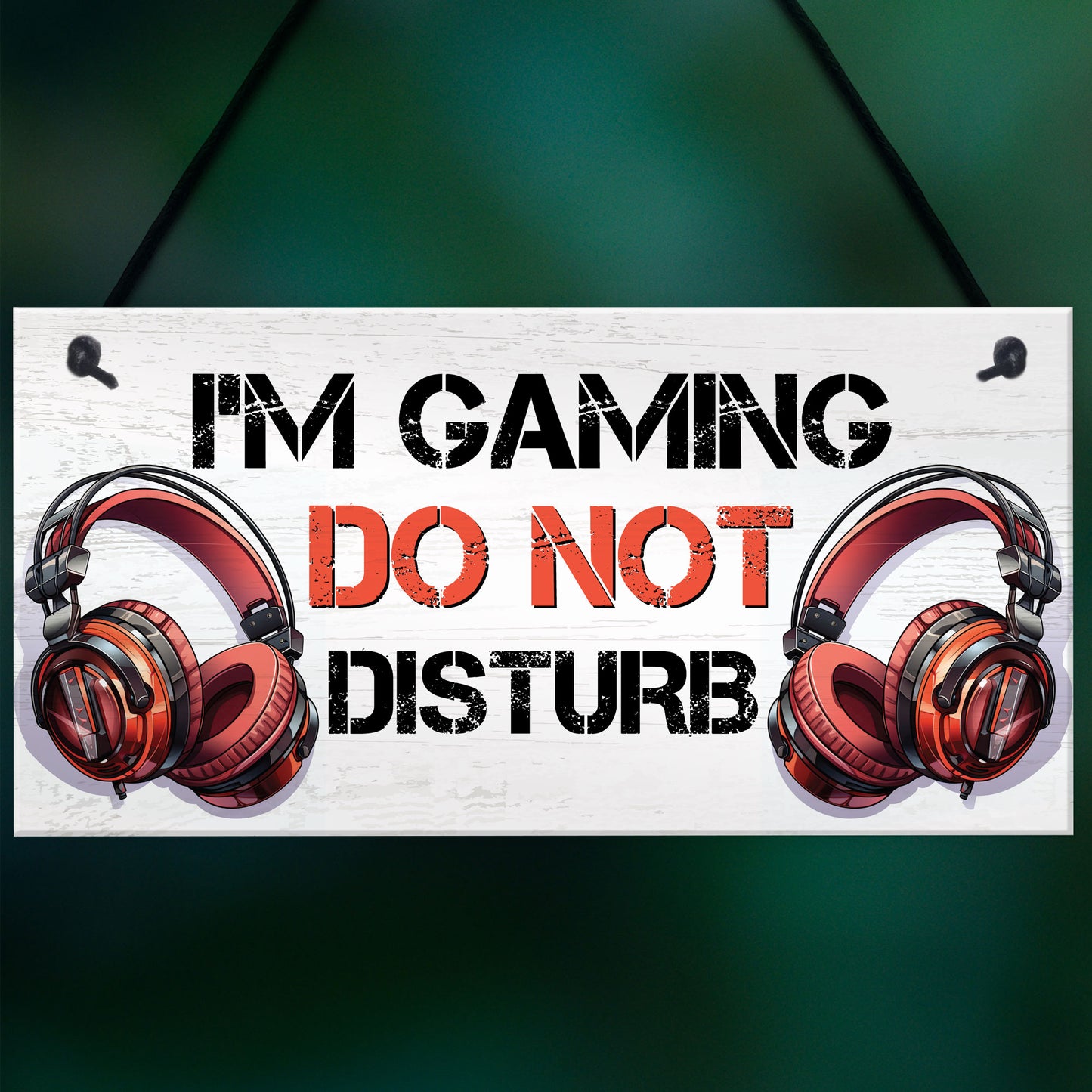 Gaming Sign For Boys Bedroom DO NOT DISTURB Funny Gaming Bedroom