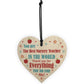 THANK YOU Gift For Nursery Teacher Wood Heart Gift For Him Her