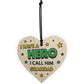 Grandad Gifts For Fathers Day Birthday Heart Superhero Theme
