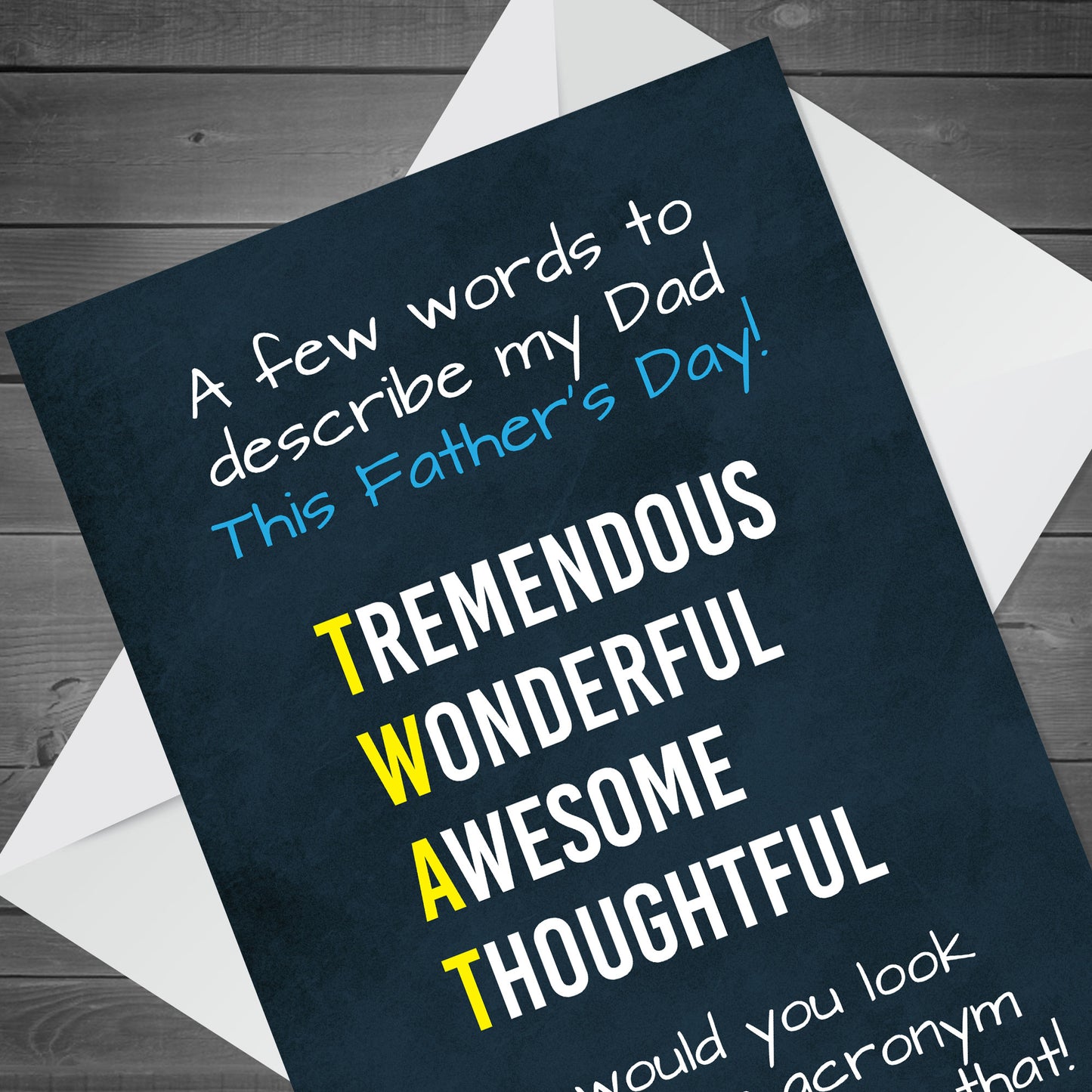 FUNNY Fathers Day Card Rude Fathers Day Card Adult Humour Joke