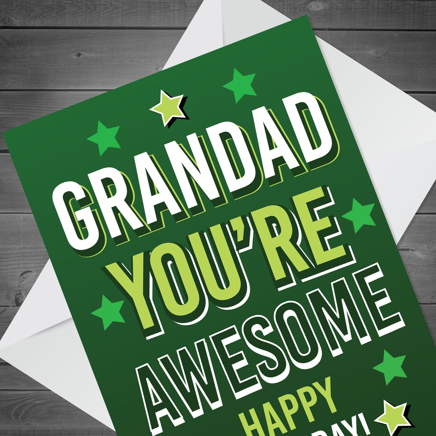 Grandad Birthday Card From Grandson Granddaughter Birthday