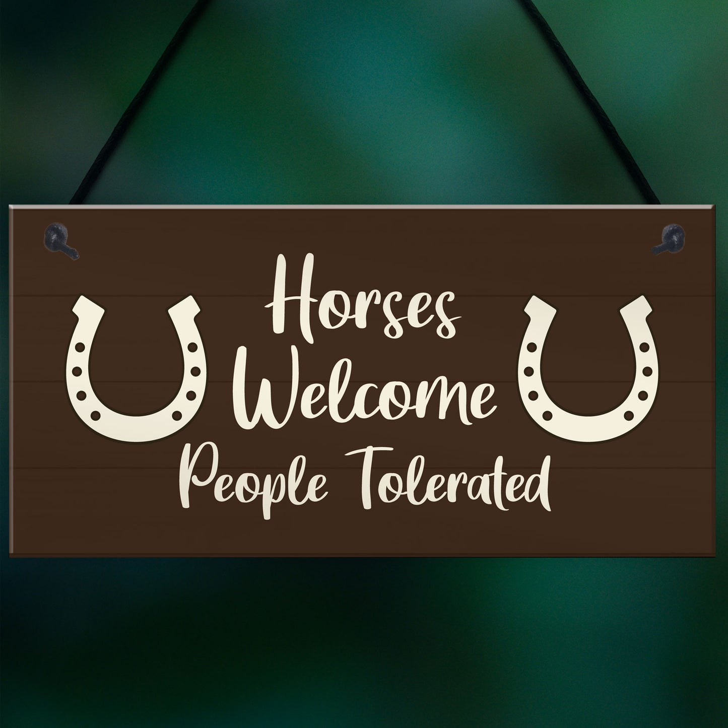 Funny Stable Sign Hanging Door Plaque Horse Lover Gift Sign