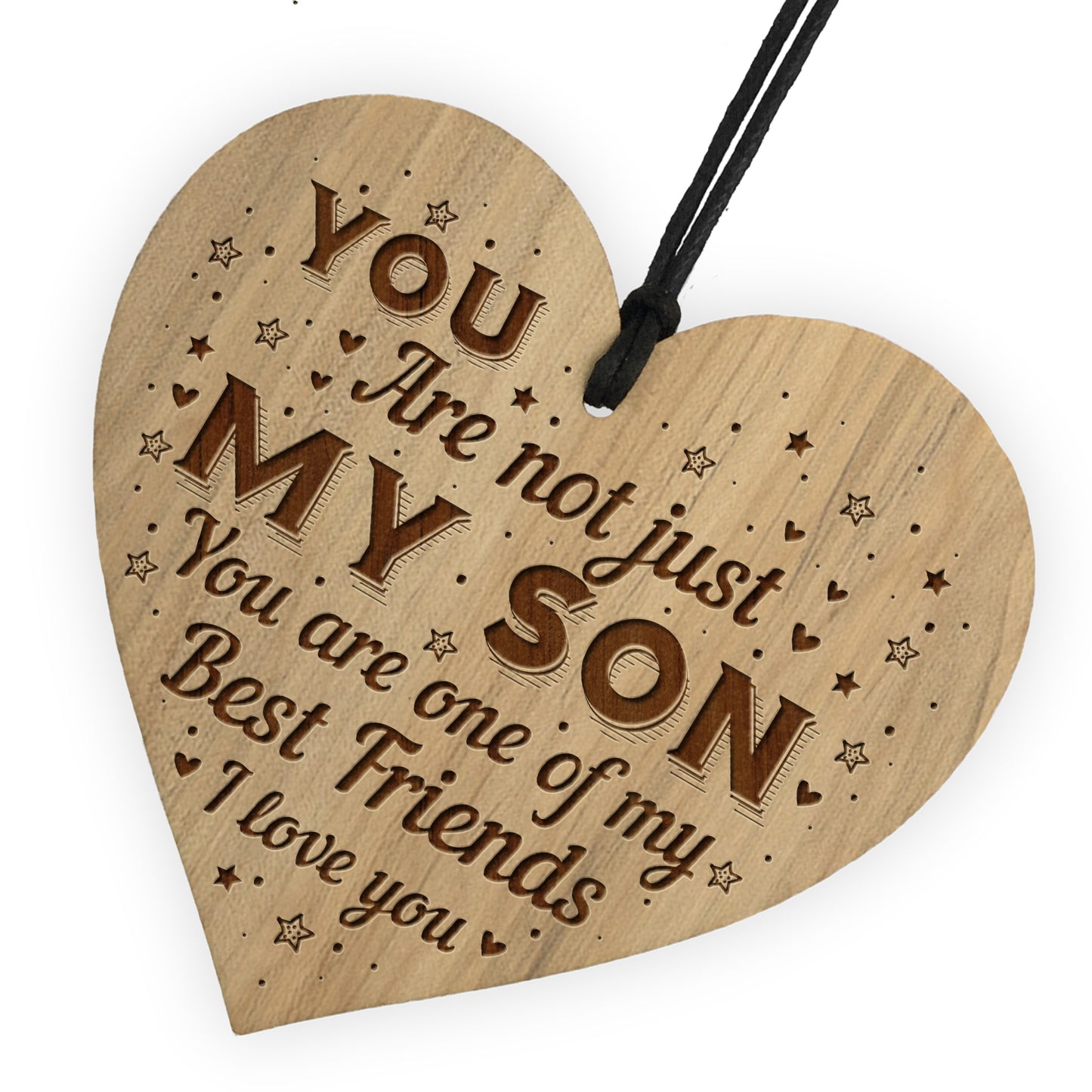 Son Gifts For Birthday Christmas Engraved Heart Gift For Son