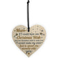 Mum Christmas Memorial Tree Decoration Hanging Wooden Bauble