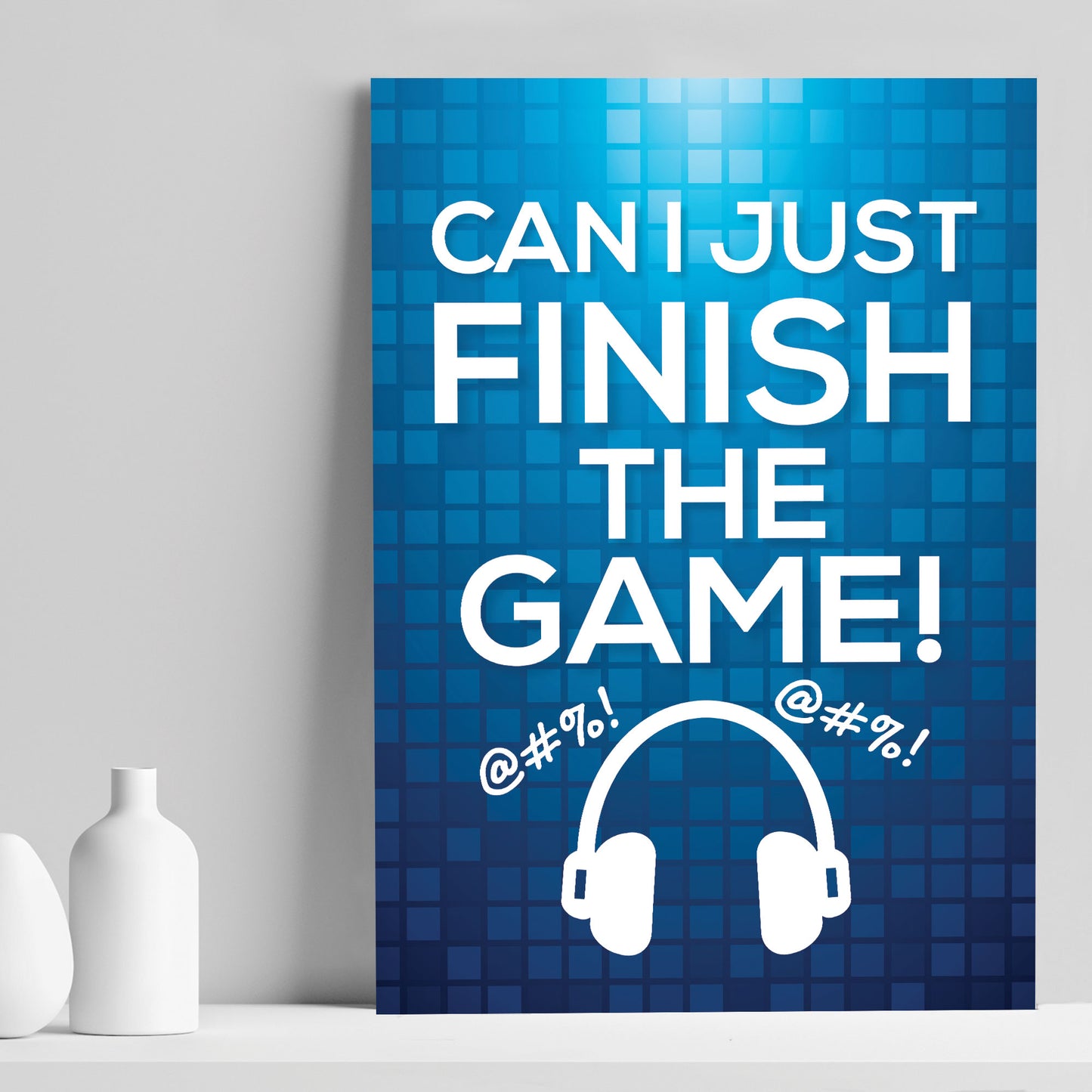 Gaming Poster Wall Art For Boys Bedroom Man Cave Novelty