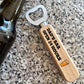 Novelty Gift For Dad Wooden Bottle Opener Funny Bar Gift For Him