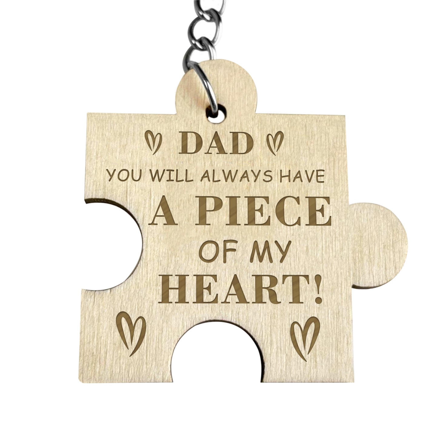 Dad Gift Engraved Keyring Birthday Fathers Day Gift For Dad