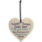 Baby Shower Party Gift Baby Girl Boy Wooden Heart Mum Dad Gift