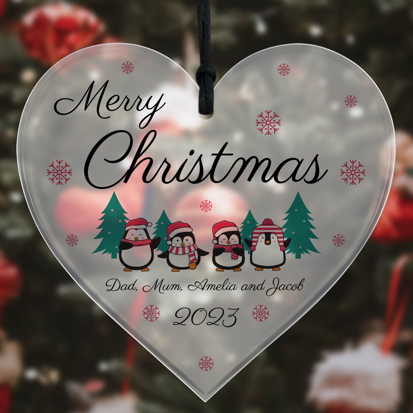 Christmas Ornament For Family Personalised Christmas Decoration