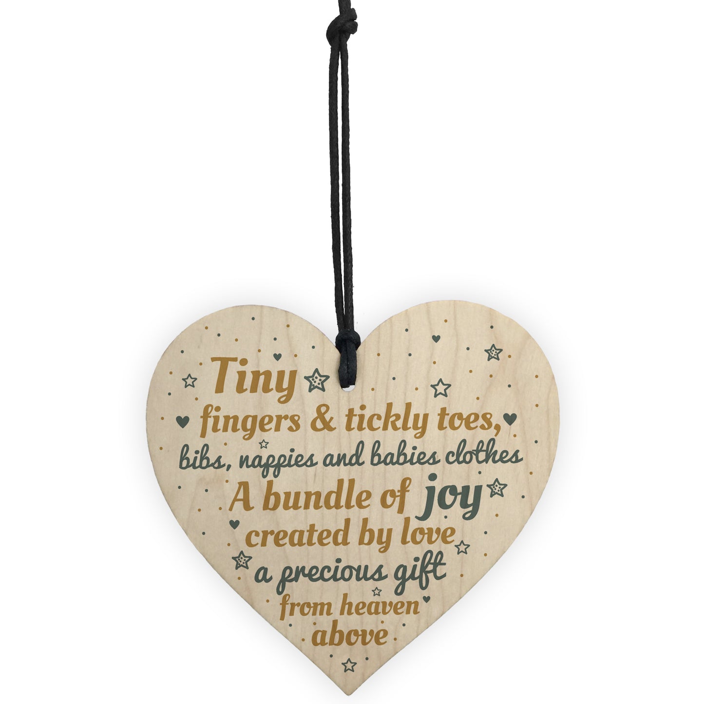 Daddy Mumy Mum Dad To Be Present Baby Shower Wooden Heart