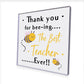 Thank You For Beeing Best Teacher Gifts End Of School Term Gift