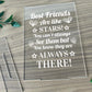 Best Friend Plaque Gift For Birthday Christmas Friendship Sign