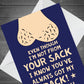 Stepdad Christmas Birthday Card Not From Your Humor Funny Card