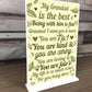 THANK YOU GIFT For Grandad Standing Plaque Birthday Gifts