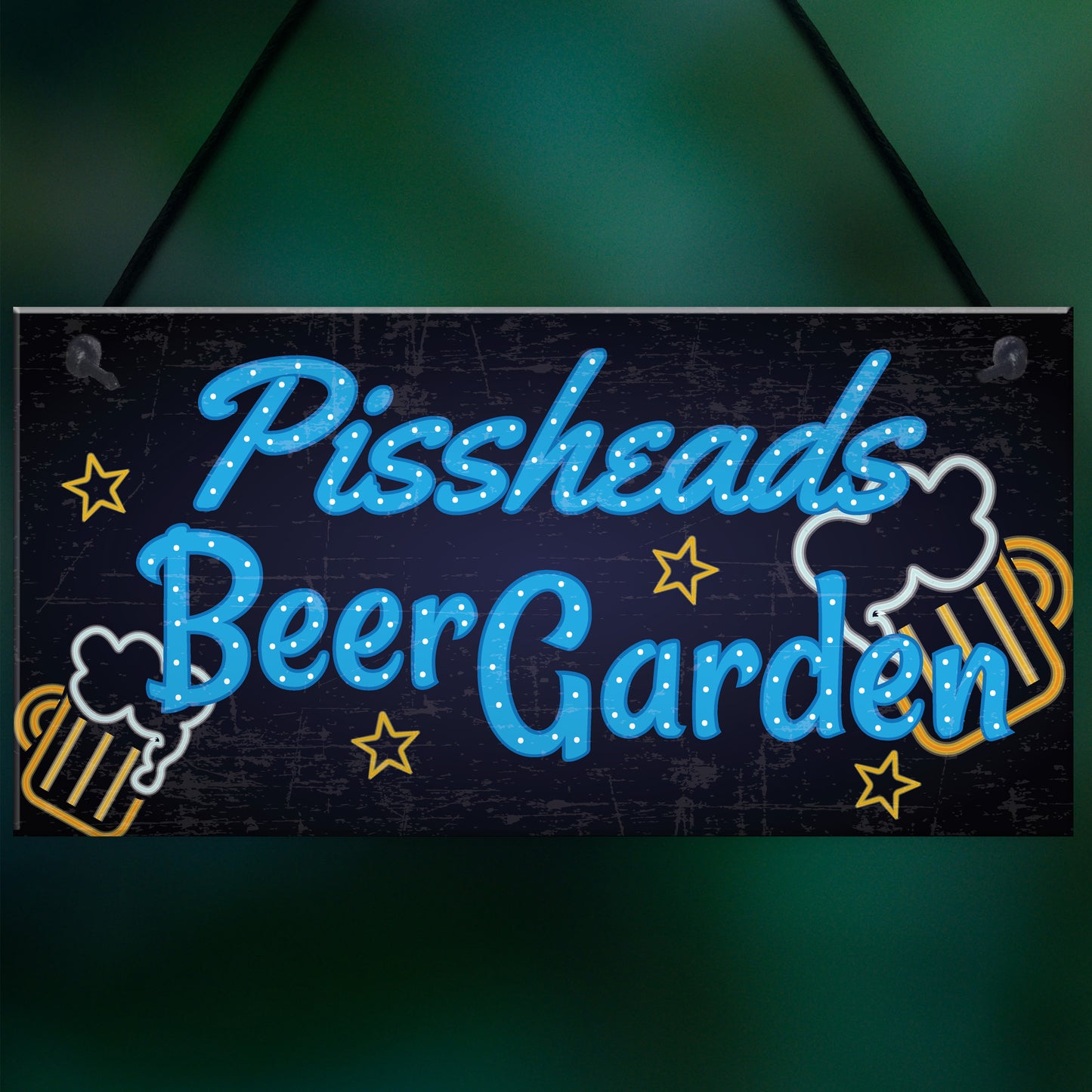 Beer Garden BAR Sign Funny Garden Shed Plaque Pub Man Cave Sign