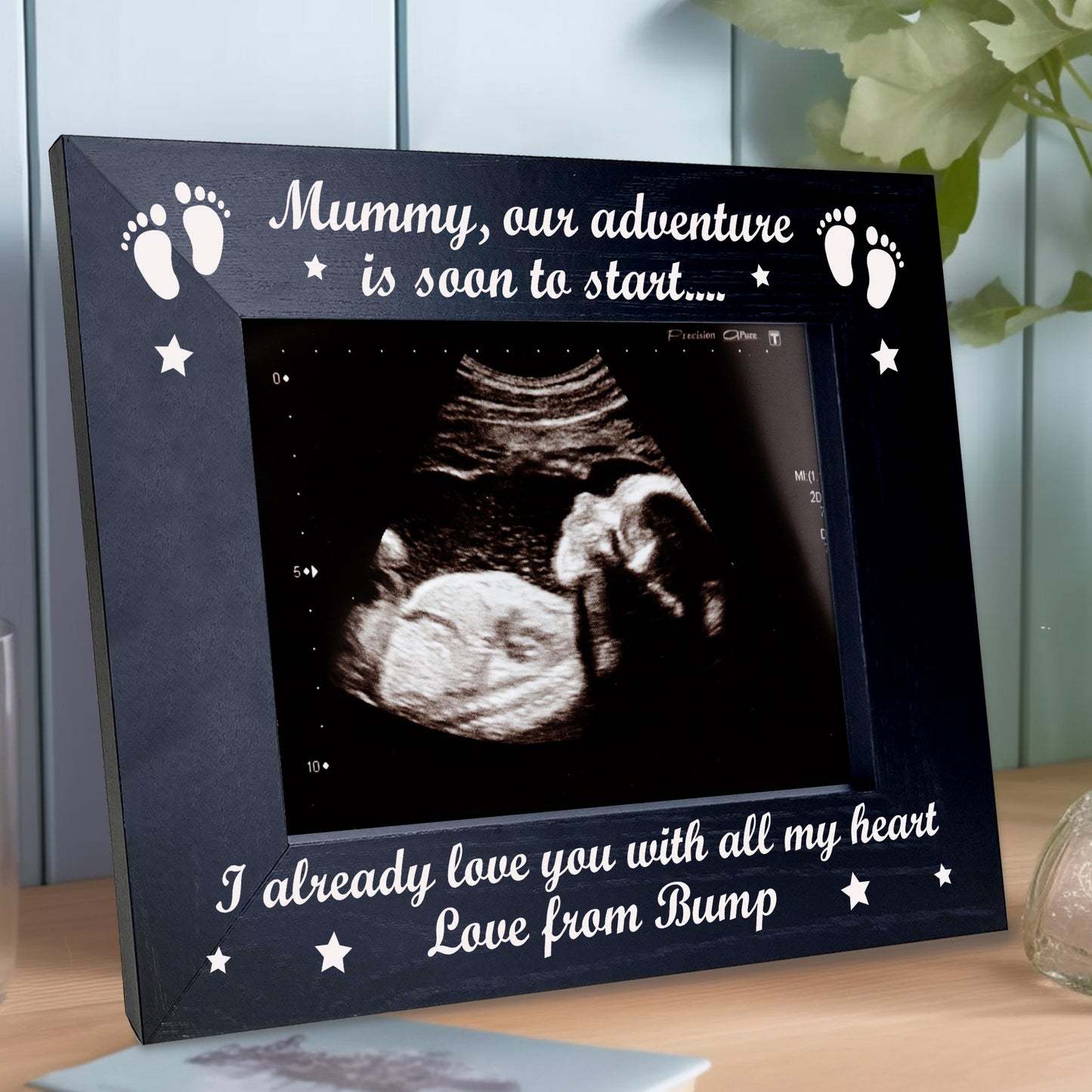Mummy To Be Gift From Bump Wood Photo Frame Mummy To Be Birthday