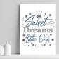 New Baby Gift Nursery Print For Baby Boy Girls Bedroom Decor