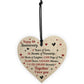 8th Wedding Anniversary Gift For Him Her Wood Heart Keepsake