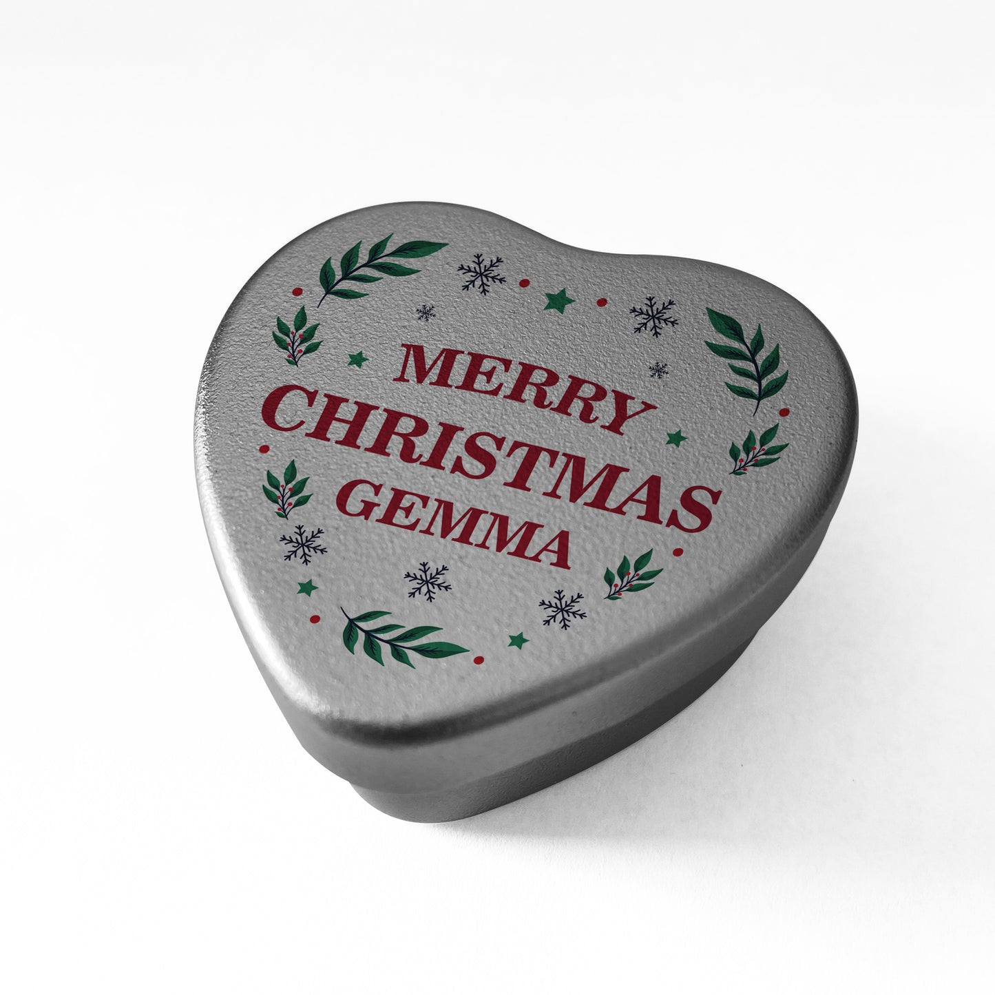 Personalised Merry Christmas Metal Tin Gifts For Daughter Son