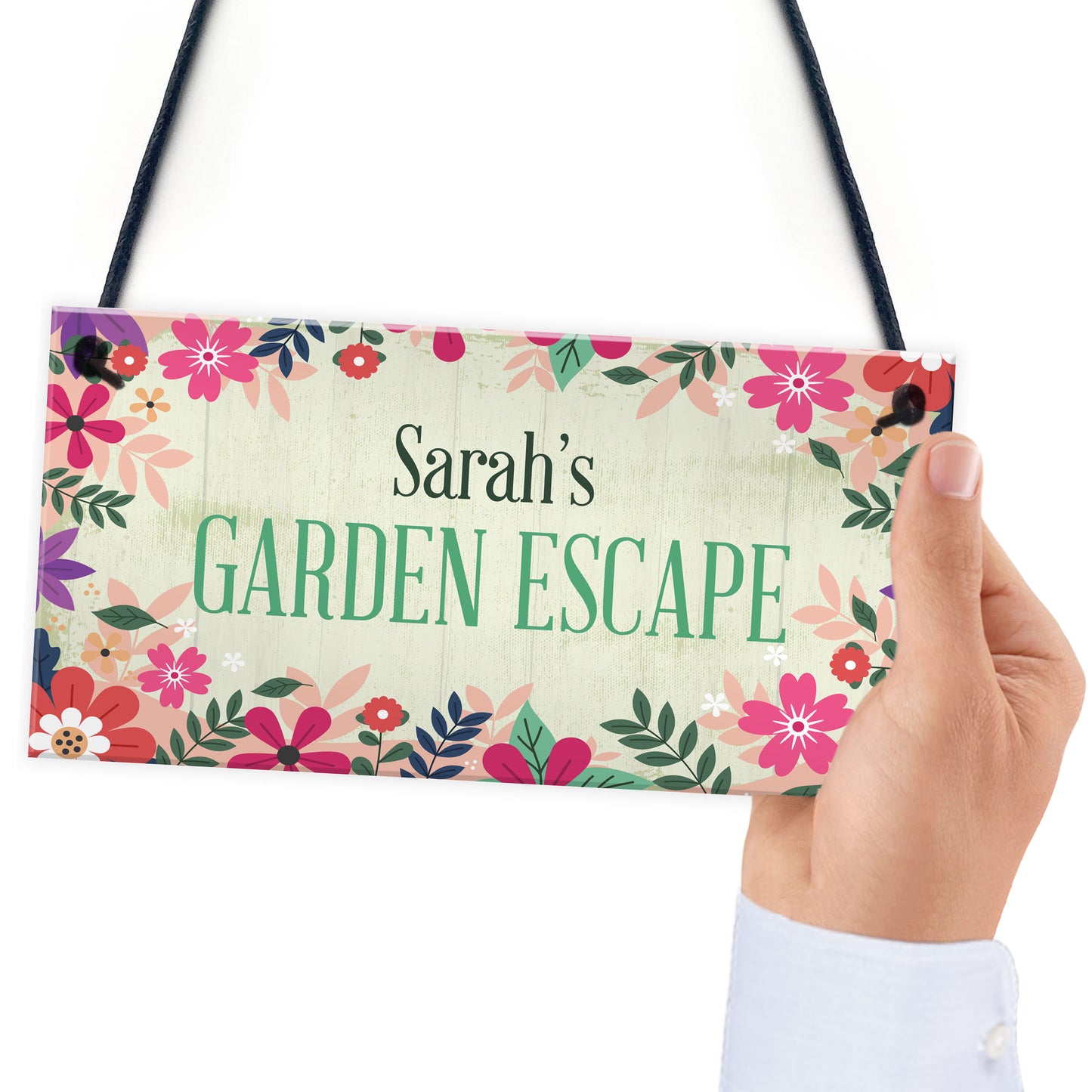 Garden Sign For Outdoor GARDEN ESCAPE Personalised Summerhouse