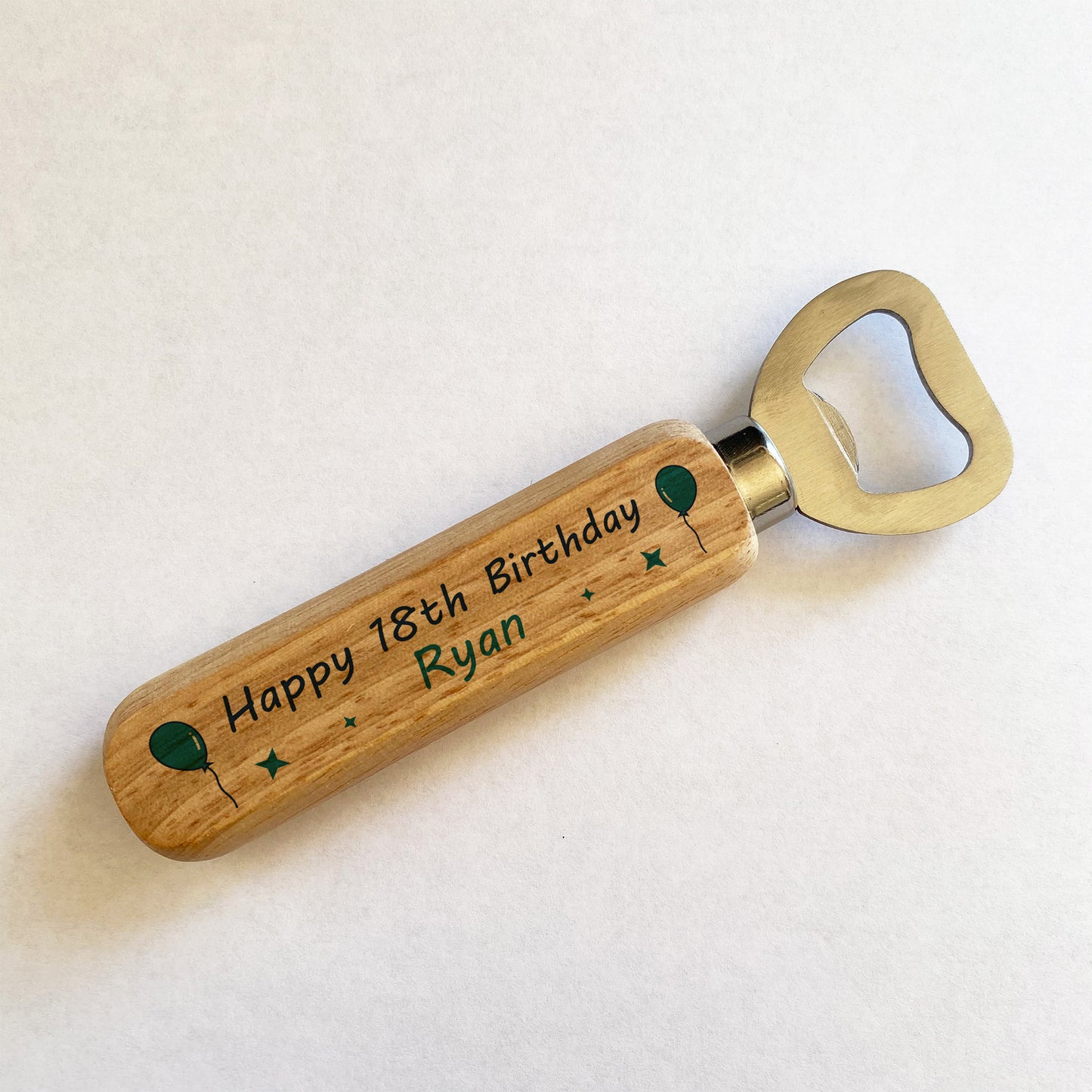 Happy Birthday Gift Personalised Bottle Opener Mum Dad Brother