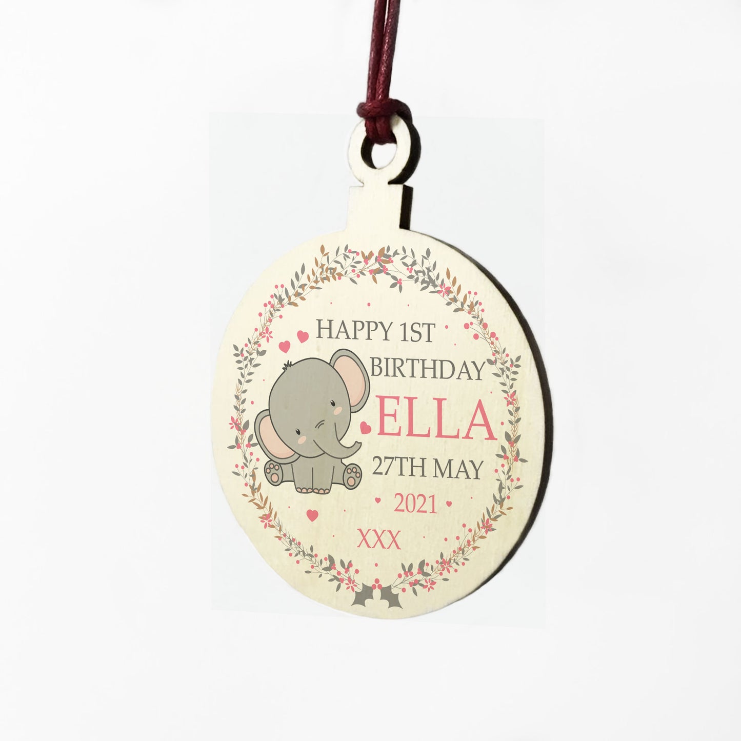 1st Birthday Gift For Daughter Personalised New Baby Gift