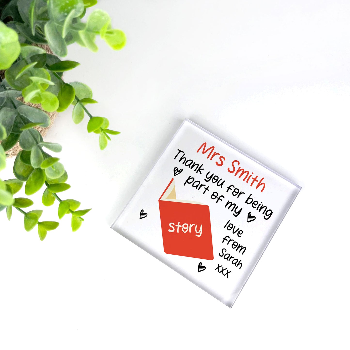 Personalised Best Teacher Gifts Thank You For Being Part Of