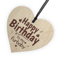 Funny Happy Birthday Wood Heart For Dog Cat Lover Pet Theme Him