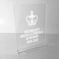 Queen Elizabeth II 1926 - 2022 Standing Plaque Memorial Sign