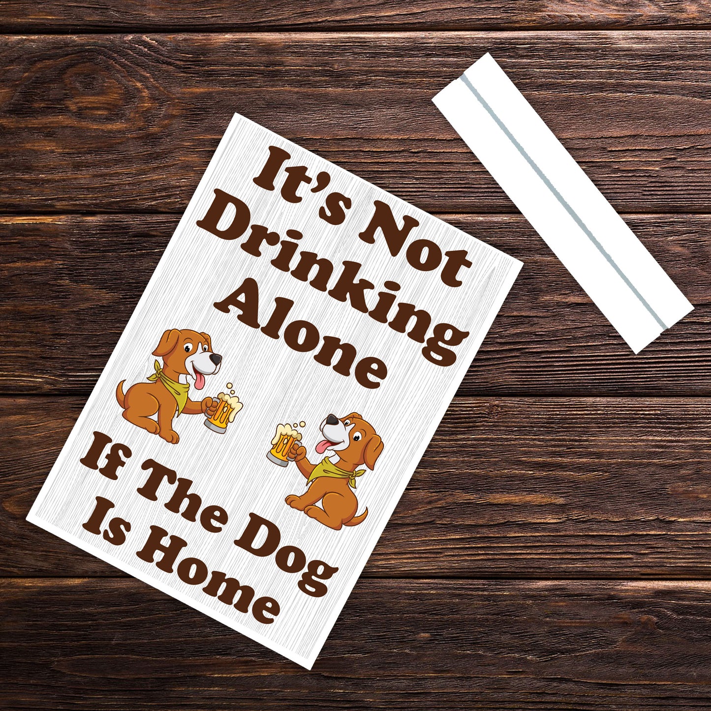 Funny Dog Bar Sign Standing Plaque Home Bar Sign Alcohol Gift