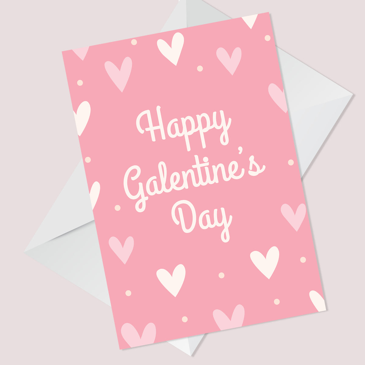 Cute Galentine's Day Card For Best Friend Galentines Day Card