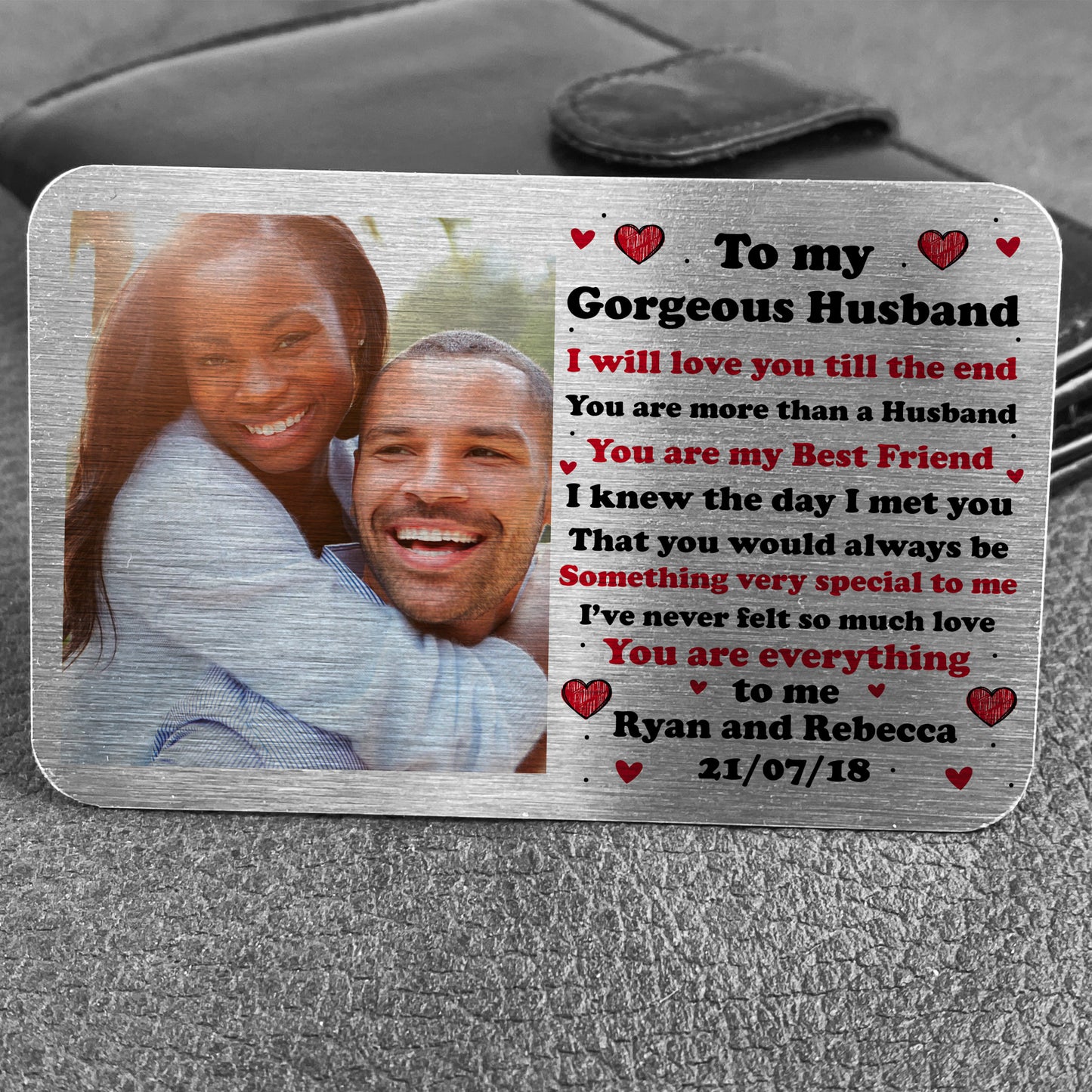Novelty Gift For Husband Birthday Valentines Anniversary Insert
