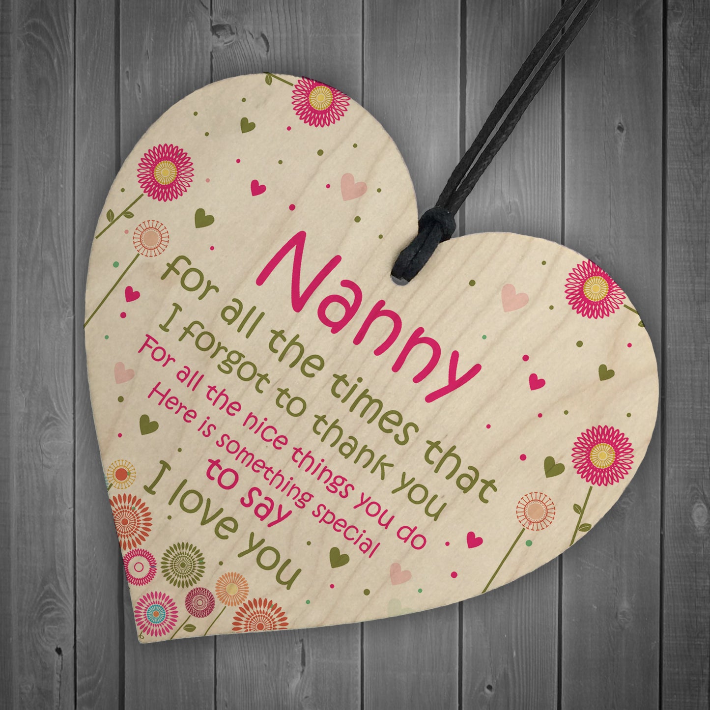 Personalised Nan Nanny Nana Nanna Birthday Christmas Gift