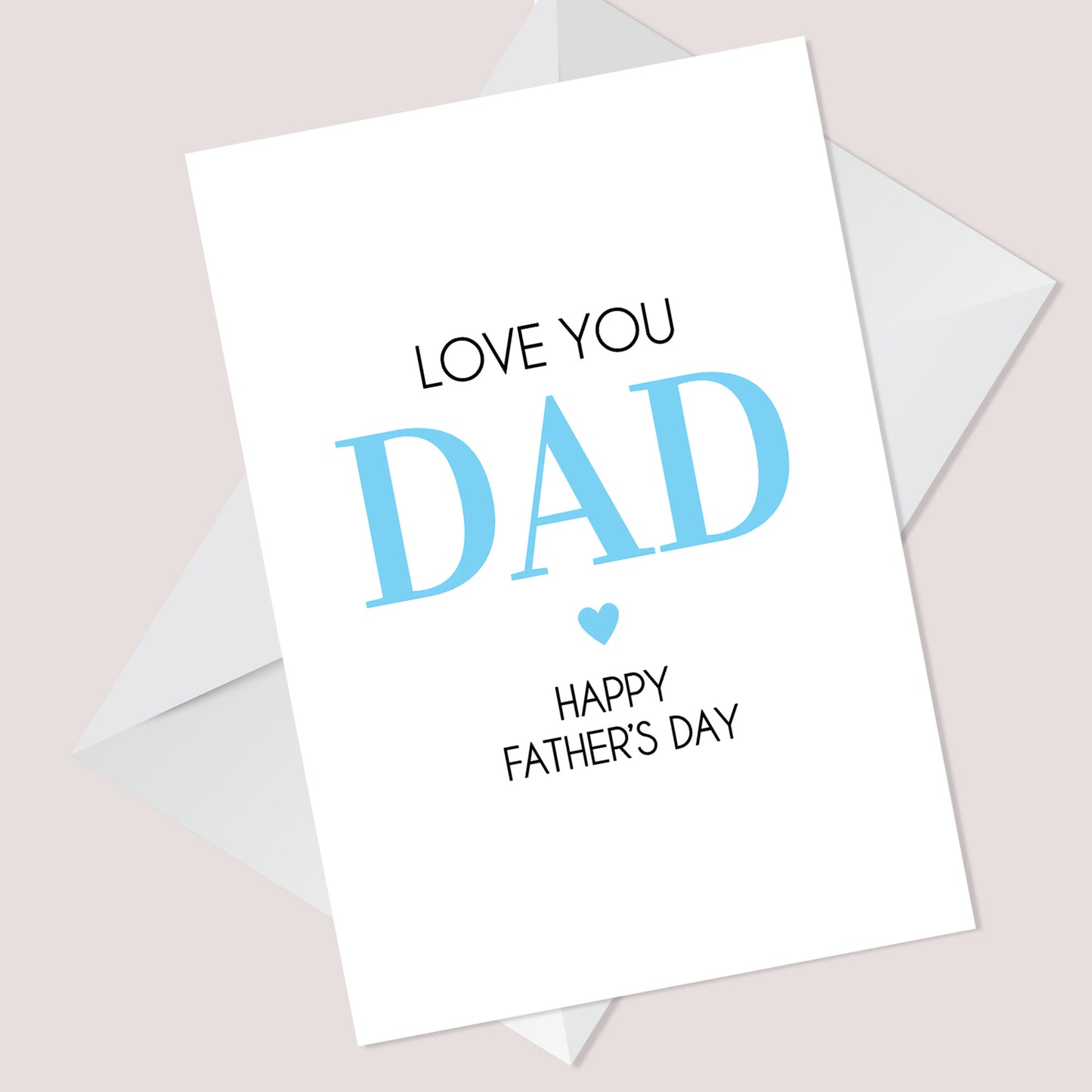 Fathers Day Cards For Dad Love You Dad Card From Daughter Son