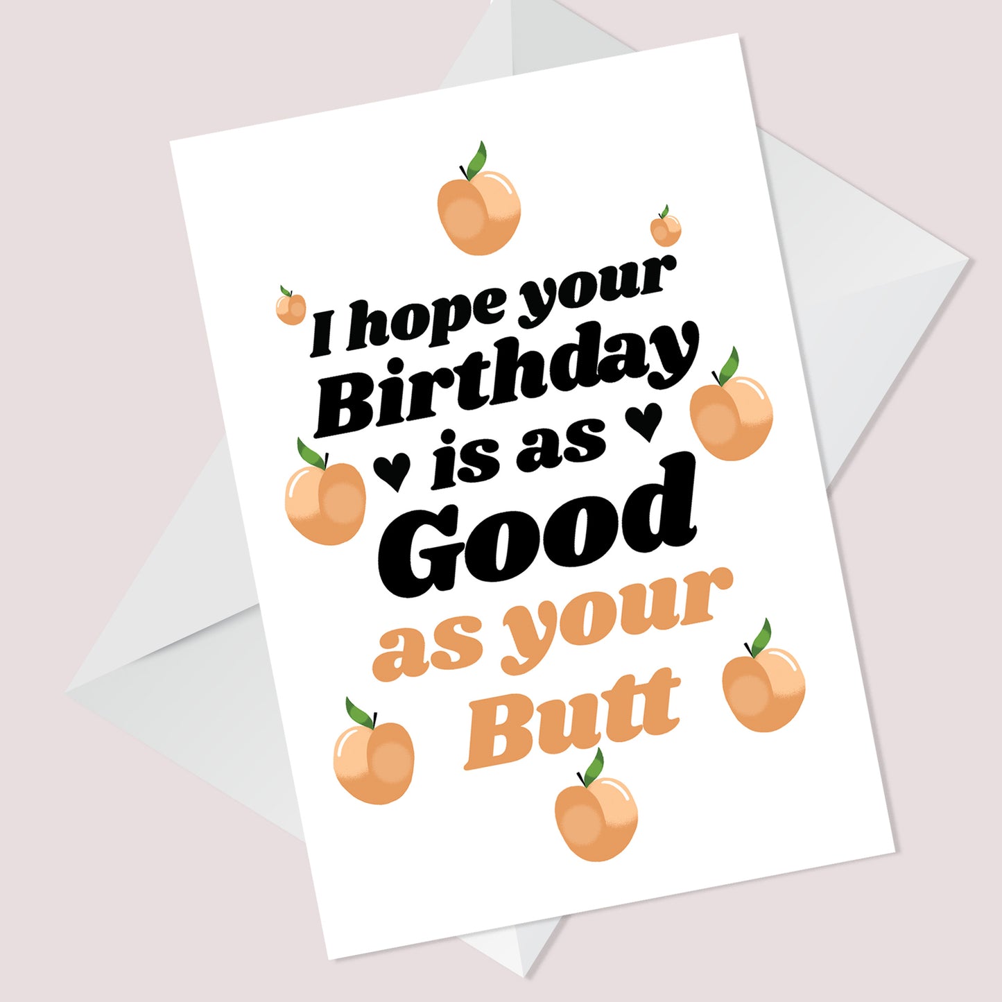 Funny Birthday Card For Girlfriend Butt Card Joke Card For Her