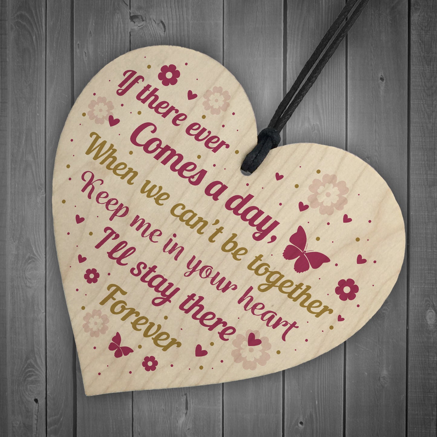 Inspirational Friendship Gift Mum Dad Nan Christmas Wooden Gift
