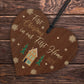 2023 First Christmas In First Home Wood Hanging Christmas Bauble