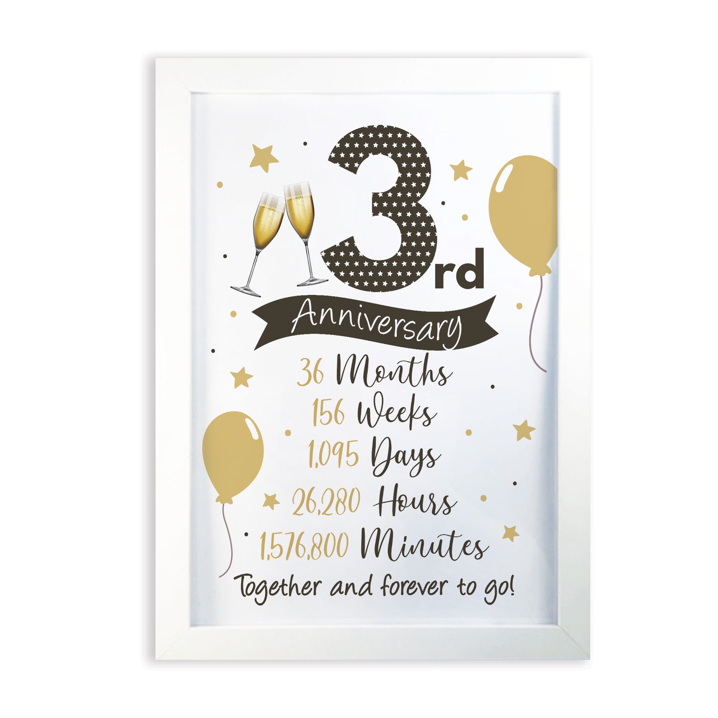 3rd Anniversary Gift For Couple 3rd Anniversary Gift For Him Her