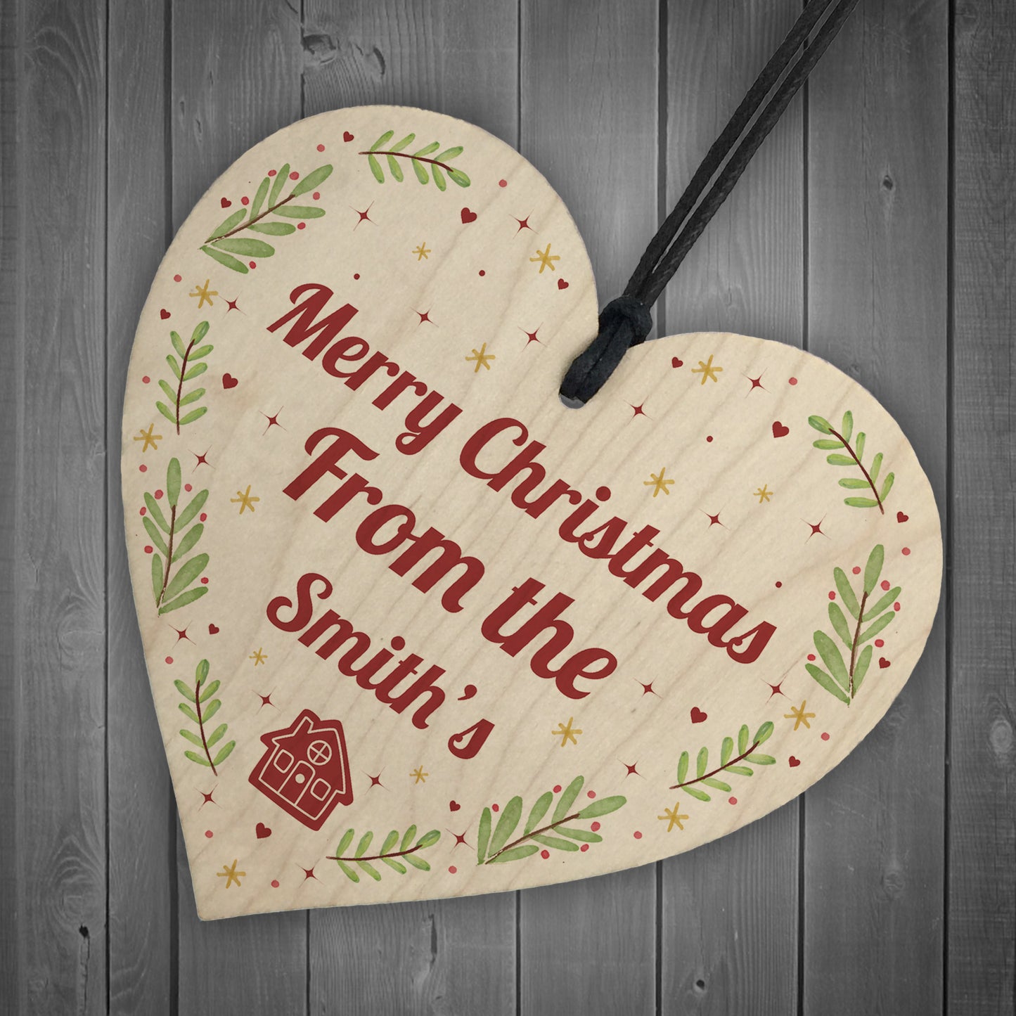 Merry Christmas From Tree Decoration New Home 1st Christmas