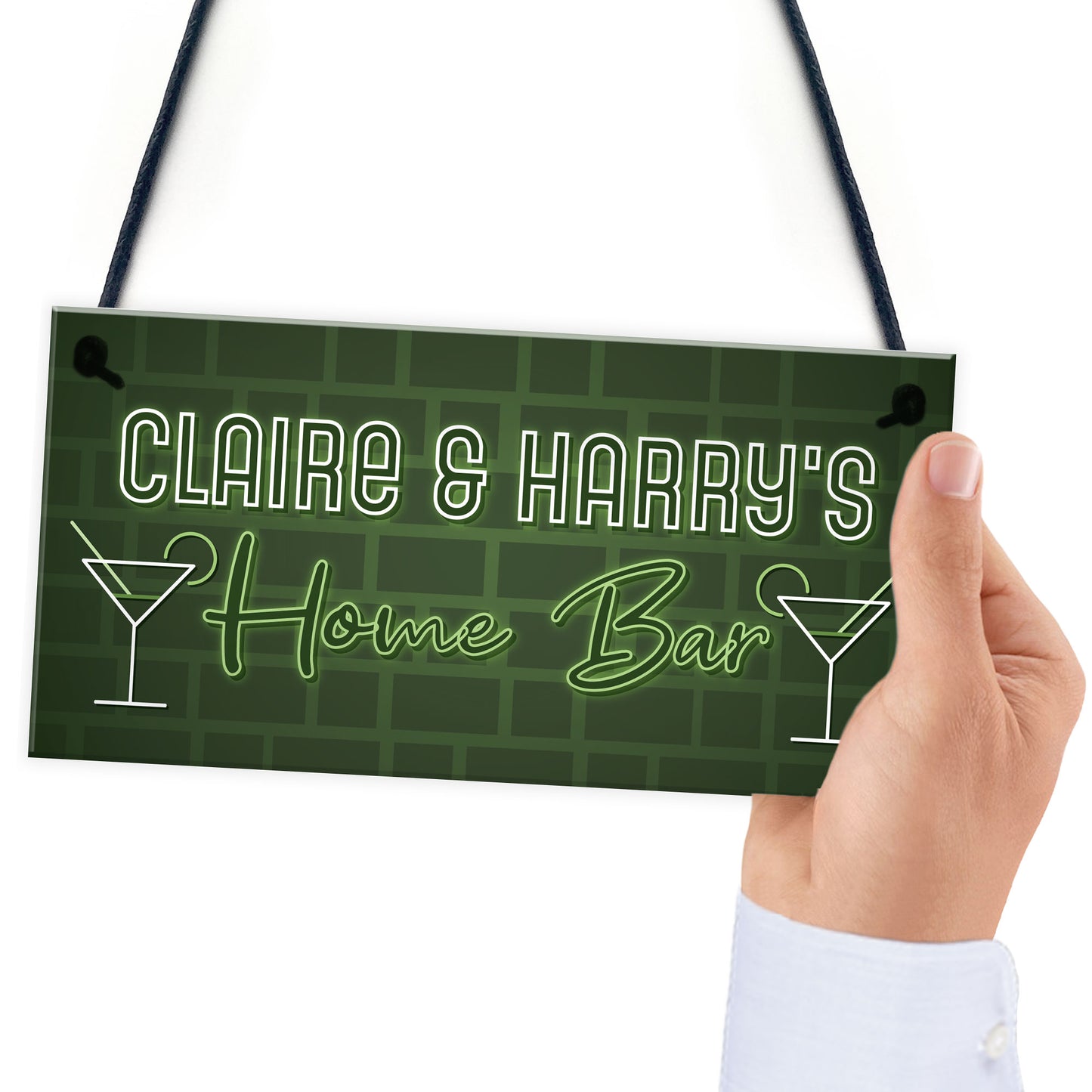 Personalised HOME BAR Plaque Novelty Bar Signs For Garden Sign