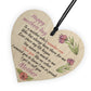 Happy Mothers Day Hanging Heart Sign Mothers Day Gifts
