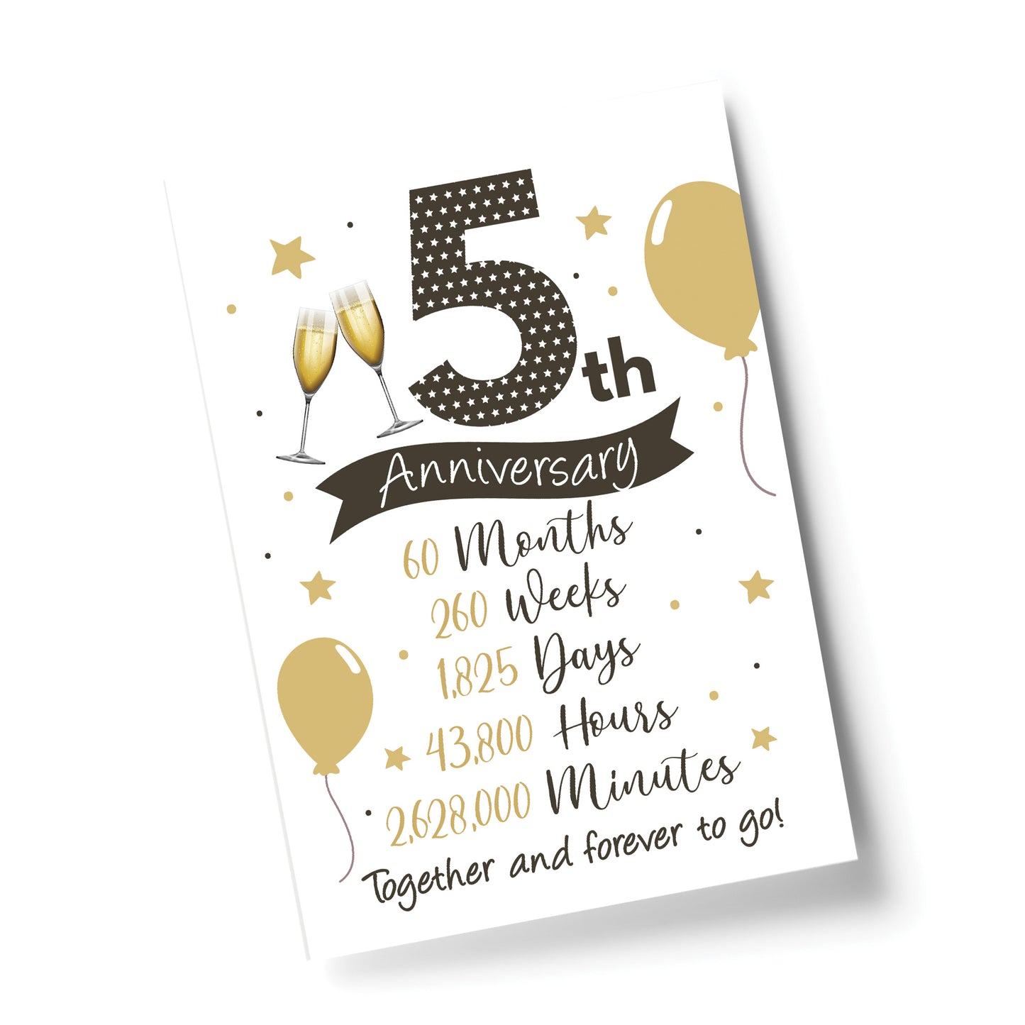 5th Wedding Anniversary Gift Print Mr & Mrs Anniversary Gifts