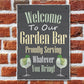 Bar Sign Garden Bar Plaque Garden Pub Backyard Bar Sign
