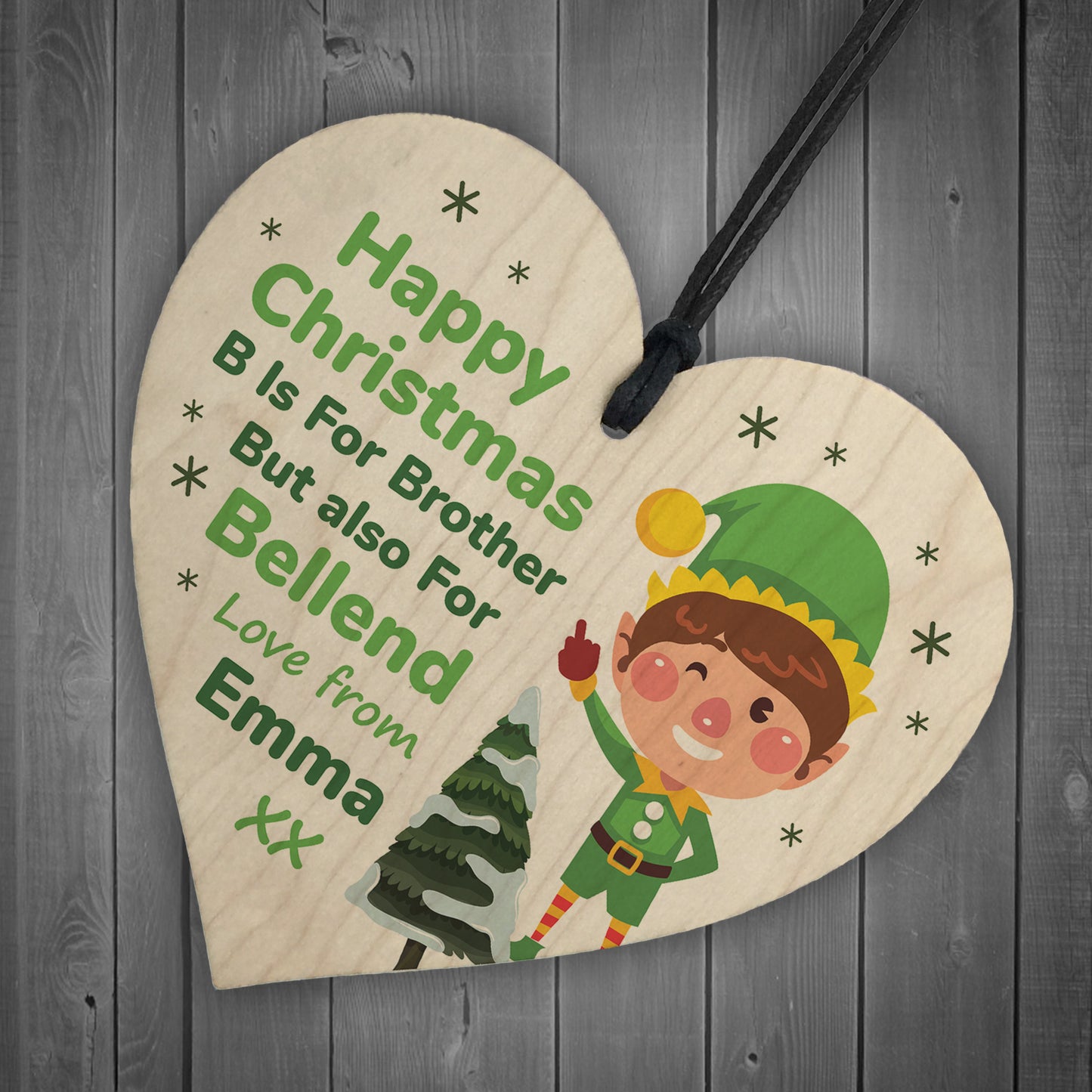 Funny Rude Christmas Gifts For Brother Personalised Novelty Gift