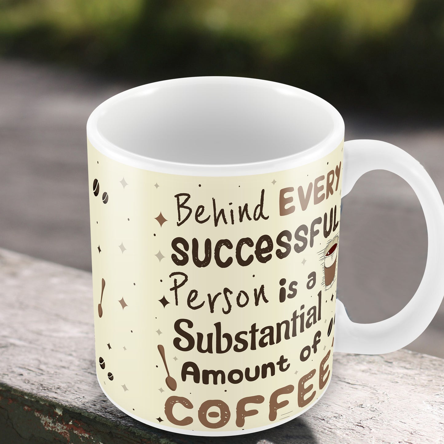 Coffee Mug Drink Latte Ceramic Cup Kitchen Espresso Funny Mug