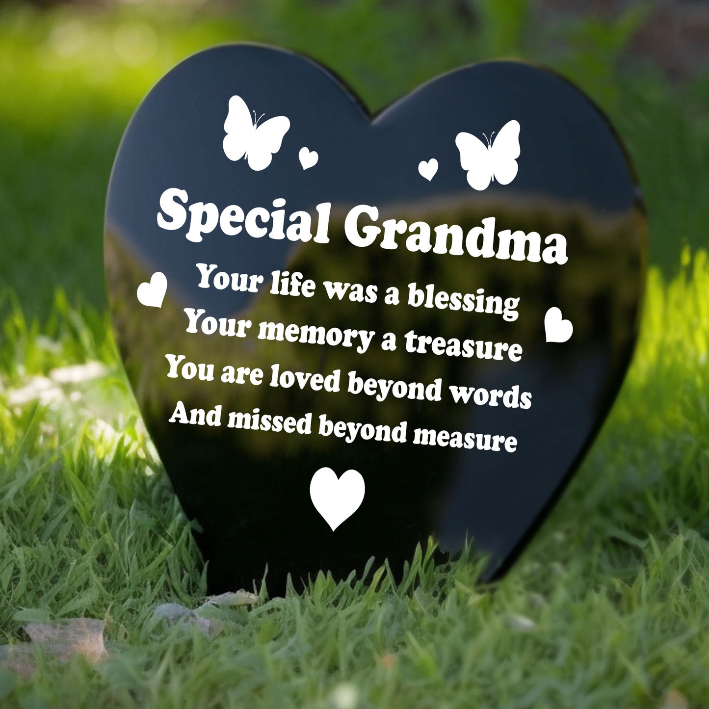 Graveside Plaque For Grandma Grave Marker Memorial Decorations