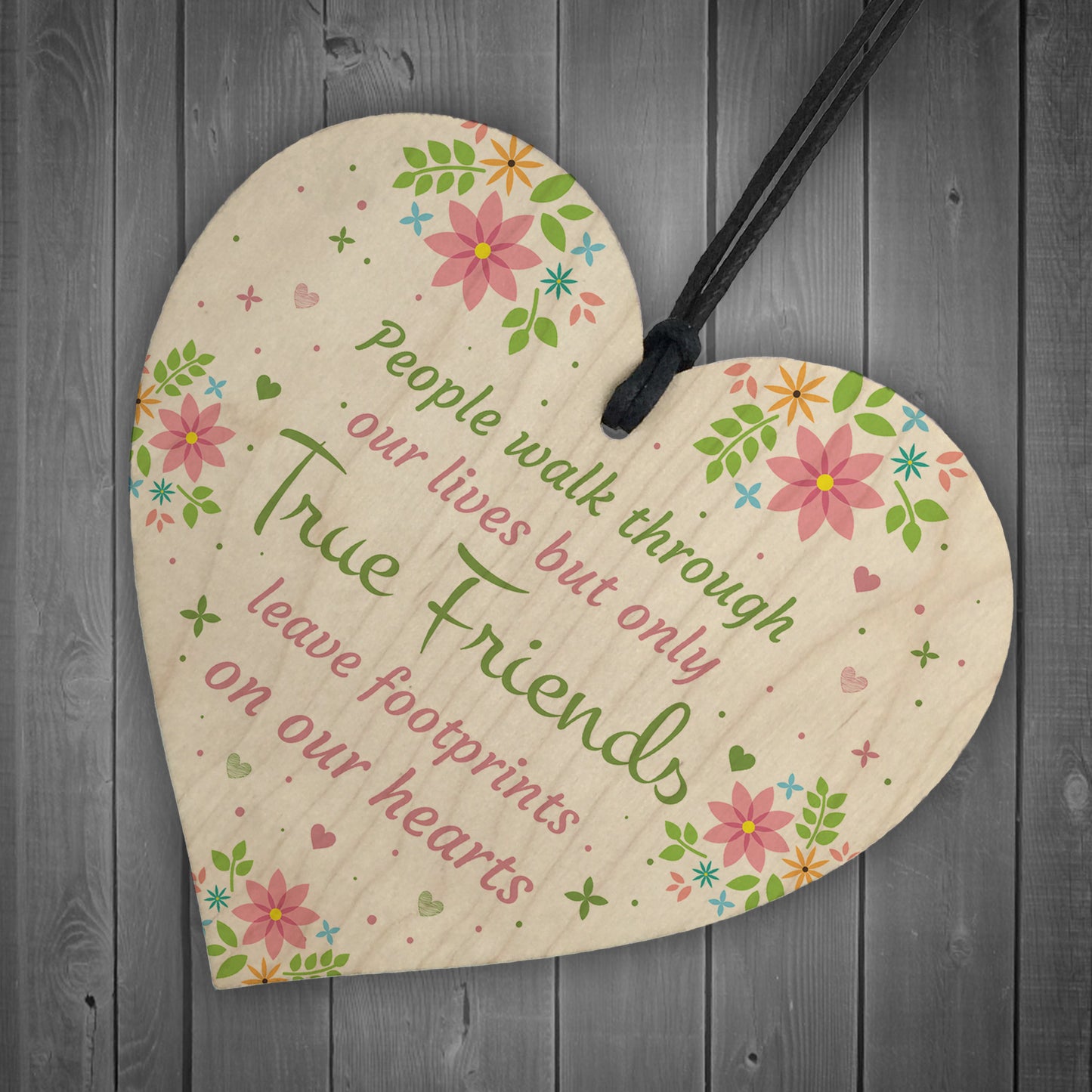 Best Friend Birthday Christmas Heart Sentiment Friendship Gift