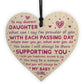 Funny 16th 18th 21st Birthday Gift For Daughter Heart And Card